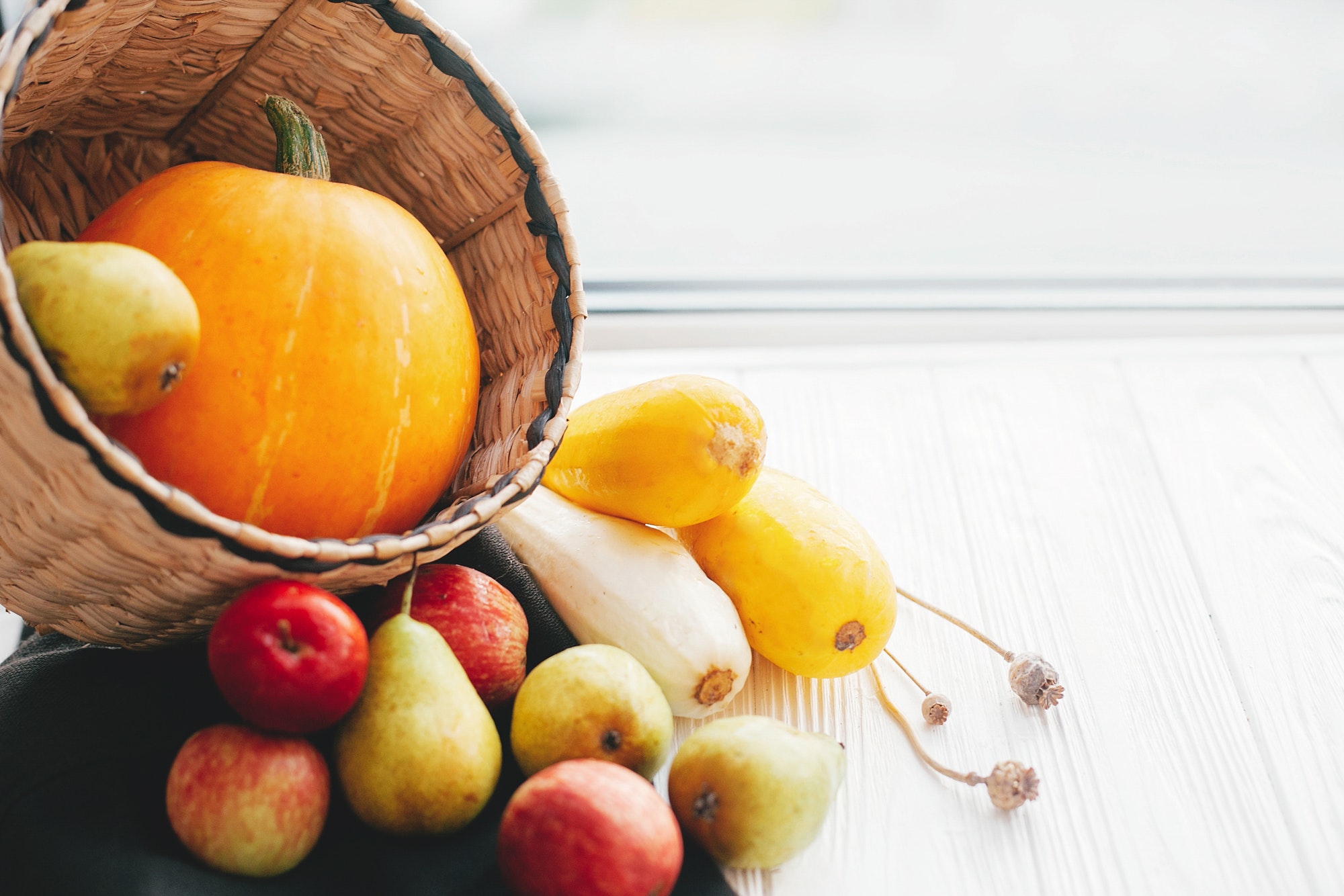 Fall Harvest and hello autumn concept